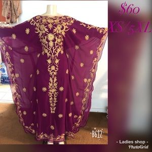2 Moroccan kaftan 1 for $60 or 2 for 100. Cups $75
